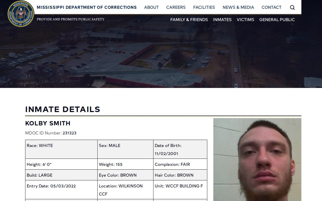 MDOC interface example with Calhoun County projected release date fields