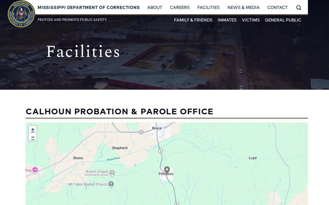 Calhoun County probation and parole office details