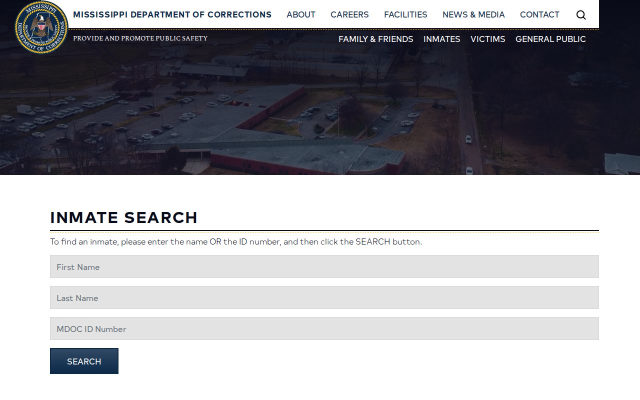 Calhoun County projected release date search entry at MDOC